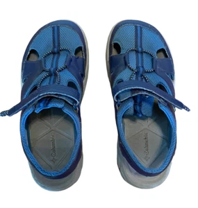 Columbia Sport Sandal Youth SZ 5  BY2082-434 Women Hook Loop Blue Waterproof - Picture 1 of 8