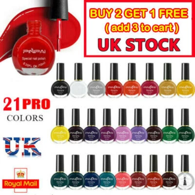 UNBRANDED/GENRIC 10ml PINPAI Stamping Polish Black White Nail Art Plates Printing Varnish UK