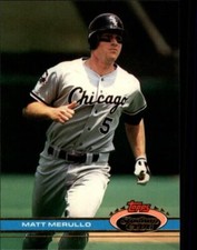 1991 Stadium Club  #382   Matt Merullo  Catcher  Chicago White Sox FREE shipping