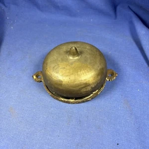 Antique Brass Door Bell Ringer Lever Knocker Hardware Parts Patent 1874 As Is - Picture 1 of 9