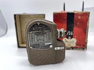 Vtg Uninex 8MM Cine  Camera Model C8 Works - See Video W/ Box Antique - Picture 1 of 23