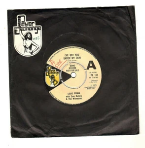 LOUIS PRIMA I'VE GOT YOU UNDER MY SKIN /(DOING IT FOR) SUGAR.UK ORIG 7" DEMO.N/M - Picture 1 of 4