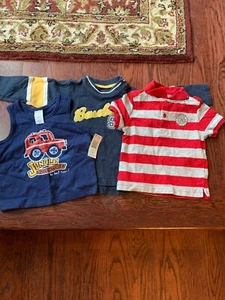2t Boys 3 Shirt Lot Oshkosh George Wonder Kids - Picture 1 of 5