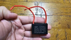 CBB61 AC450V 1.5uf μF Wired Motor Fan Pump Run Start UF MFD capacitor - Picture 1 of 2