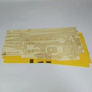 CY CYE009A 1/200 Bismarck Wooden Deck With Trumpeter 03702 Exclud Metal Mast Gun - Picture 1 of 4