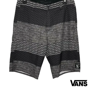 Vanphibian Boardshorts Badehose Gr. 28 Herren Stretch Taschen gemischte Muster grau - Bild 1 von 5