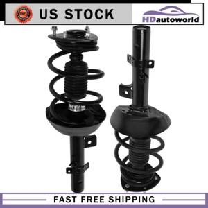 Front Complete Struts Coil Springs Pair 2 for 2013-2016 2017 Honda Accord 2.4L - Picture 1 of 7