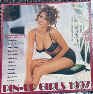 PIN UP GIRLS 1997 12" x 12" CALENDAR JULIE STRAIN / BARBARA MOORE + NICE! - Picture 1 of 2