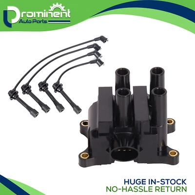Ignition Coil & Wire Set for 2001-2012 Ford Ranger 2001-2010 Mazda B2300 l4 2.3L - Image 1 of 4