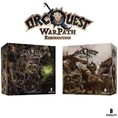 OrcQuest Warpath: Resurrection ALL-IN Pledge - English - Monolith - NEW, SEALED - Image 1 of 4