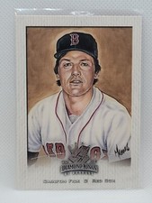 2002 DONRUSS DIAMOND KINGS SILVER SAMPLE BECKETT Carlton Fisk