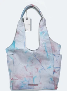 Lucky Brand Patti LG Leather Side Pocket Hobo Shoulder Tote, Multi Pastel NWT - Picture 1 of 13