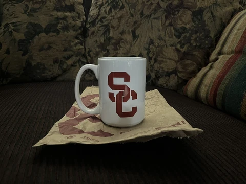 NEW White USC Mug - Genuine from USC Cover