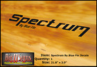 Spectrum By Blue Fin / Vinyl Decal 21.8" x 3.0" / Black or Pick Color Boats