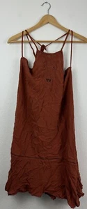 Free People Intimately Heat Wave Tunic Dress Size Medium Terracotta - Picture 1 of 4