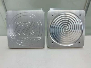 (- MKG SIGNATURE SERIES -) LOWRIDER HYDRAULIC PUMP BACKING PLATE 1PC / RAW - Picture 1 of 5