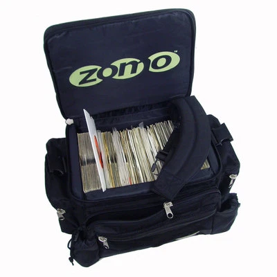 Zomo Ragga Bag 45 Record Bag  7 Inch vinyl DJ 150 Capacity Black  - Image 1 of 3