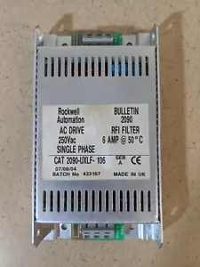 Filtro RFI monofásico Rockwell Automation AC Drive 2090-UXLF-106 250VAC - Imagen 1 de 4