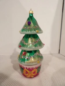 SEHR SELTEN! Christopher Radko EXTRA GROSS! Christbaumschmuck 3 Etagen 9 x 4 - Bild 1 von 12