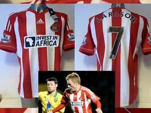 Sunderland Larsson XL Adidas Neu mit Etikett Neu Shirt Trikot Fußball Soccer 12 Schweden - Bild 1 von 5