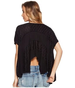 Top negro pequeño Free People Anything and Everything para mujer - Imagen 1 de 3