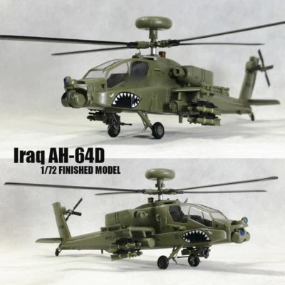 Iraq AH-64D  1/72 Finished attack helicopter Easy Model non diecast four-blade - Image 1 of 4