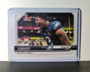 Tarjeta de fútbol americano Eagles Nolan Smith 2024 Panini Super Bowl LIX Champions NFL #17 - Imagen 1 de 2