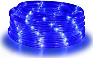 100LED Solar Rope Tube String Fairy Lights Strip Waterproof Outdoor Garden Decor - Picture 1 of 24
