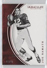 2016 Panini Immaculate Collegiate Red /25 Joe Namath #35 HOF