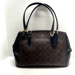 Coach Christie Carryall Signature F58291 schwarz Tasche Handtasche Umhängetasche Crossbody neu ohne Etikett - Bild 1 von 24