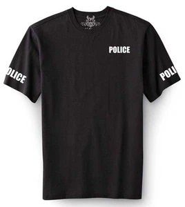 NUEVA CON ETIQUETAS HOMBRE POLICÍA DIVERTIDA CAMISETA PERSONALIZADA S M L XL 2XL 3XL 4XL 5XL NEGRA AZUL MARINO - Imagen 1 de 4