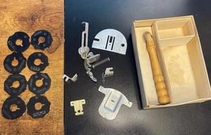 Singer Sewing Machine Parts and Attachments, Model 348, Gr. Britain - Picture 1 of 17