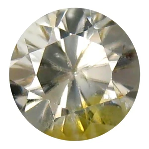 Piedra preciosa natural de circón amarillo sin calefacción de forma redonda superior de 6 mm de 1,36 quilates - Imagen 1 de 1