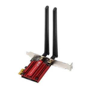 1800Mbps Wifi 6 MT7921 PCI Express Adapter Bluetooth 5.2 Dual Band 802.11A7416 - Bild 1 von 10