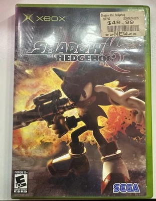 Shadow the Hedgehog (Microsoft Xbox, 2005) Case & Game And Manual Included - Image 1 of 4