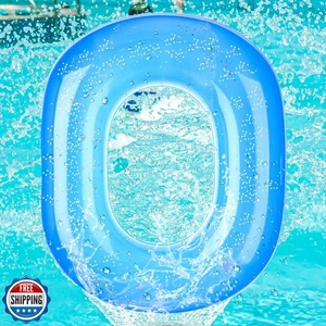 Foilswirl Inflatable Pool Floats Number, 20 Inch Blue Number 0-9 Giant Pool B - Picture 1 of 5