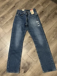 Levis 501 Original High Rise Straight Leg Jeans Size 26 X 30 New - Picture 1 of 6