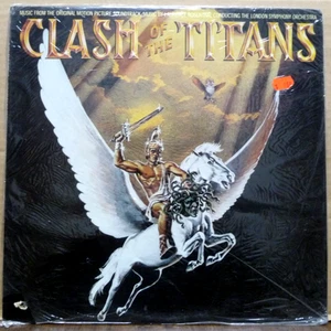 Laurence Rosenthal CLASH OF THE TITANS Soundtrack LP Record 1981 Colombia SEALED - Picture 1 of 2