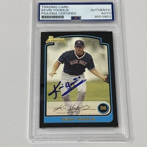 2003 Bowman Kevin Youkilis #327 Sealed Auto Rookie RC PSA DNA Authenticated - Picture 1 of 3