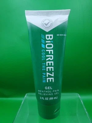 BiOFREEZE Cool The Pain Fast Acting Menthol-Pain Relief Gel 3 Fl Oz Exp 07/27 - Image 1 of 3