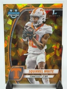 2024 Bowman Chrome U Sapphire Squirrel White Gold #14/50 - Picture 1 of 1
