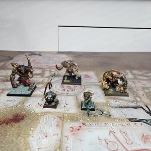 Rattenoger x3 + Packmaster - Warhammer Skaven Age of Sigmar Oger Oger Chaos - Bild 1 von 9
