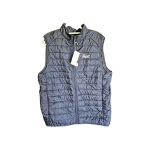 Neu mit Etikett Pabst Core 365 marineblaue gefütterte Herrenweste, Large - Bild 1 von 8