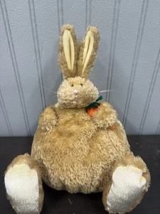 FIGI Hase Kaninchen Plüsch Ostern hält Karotte Vintage - Bild 1 von 11