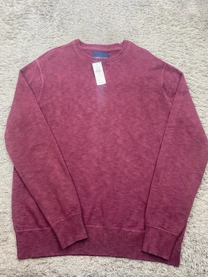 Suéter American Eagle Hombre Mediano Borgoña Tejido Acanalado Cuello Redondo Pullover Nuevo con Etiquetas Foto 1 de 4