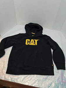 Caterpillar Kids CAT Pullover Hoodie With Cat Logo Sweatshirt Small 7/8 - Picture 1 of 9