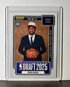 Derik Queen Rookie 2025-26 Panini NBA #13 Draft Night Card New Orleans Pelicans - Picture 1 of 6