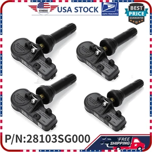4X For Subaru Forester TPMS Tire Air Pressure Sensors 28103SG000 28103AJ00A - Picture 1 of 22