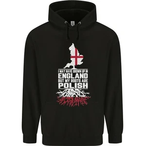 Roots In Poland Polish Polska Flag Orzel Childrens Kids Hoodie - Picture 1 of 37