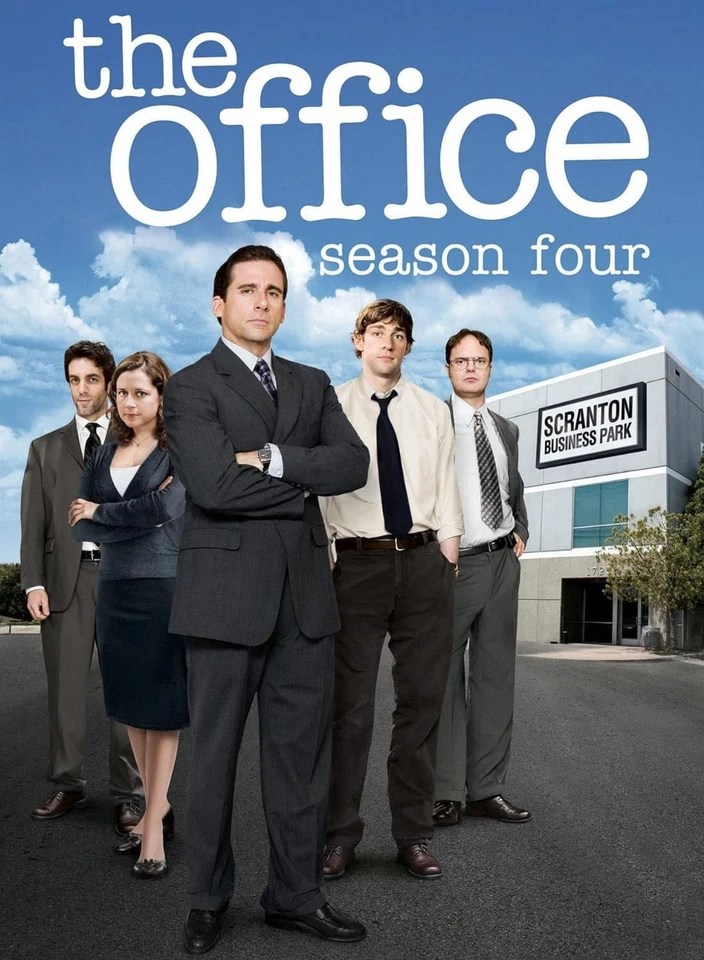 The Office: Season Four (DVD, 2008, Widescreen) Steve Carell/Rainn Wilson! - Image 1 of 1